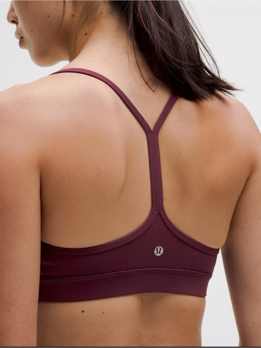 lululemon athletica Flow Y Bra in Garnet